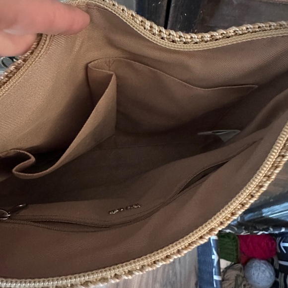 The Sak Tan Woven Crossbody Bag - Picture 3 of 4